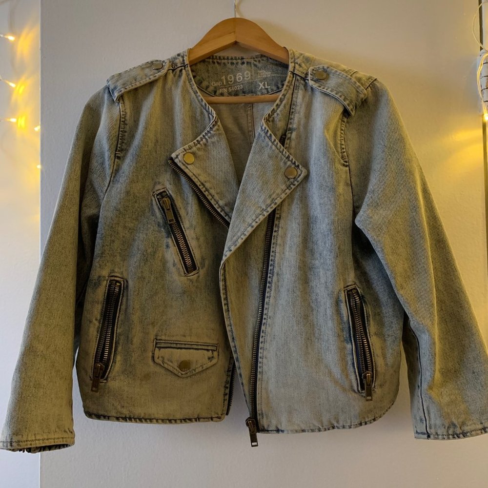 Gap Denim Moto Jacket